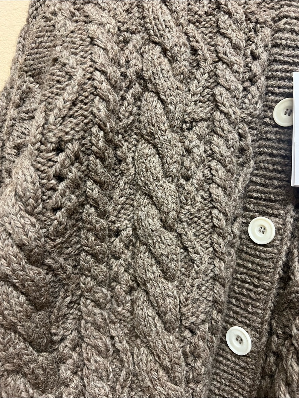 NWT jaggery London Milagro cardigan in walnut size 2 - Picture 6 of 8
